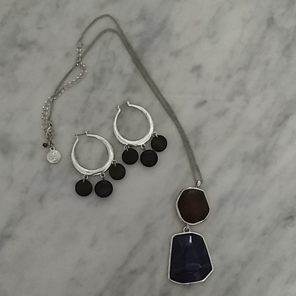 Dana Buchman Earrings and Necklace Set